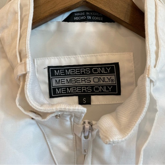 MEMBERS ONLY White Classic Iconic Racer Jacket - Picture 8 of 14